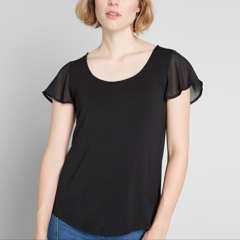 NWOT! Modcloth Diaphanous Daydream shirt